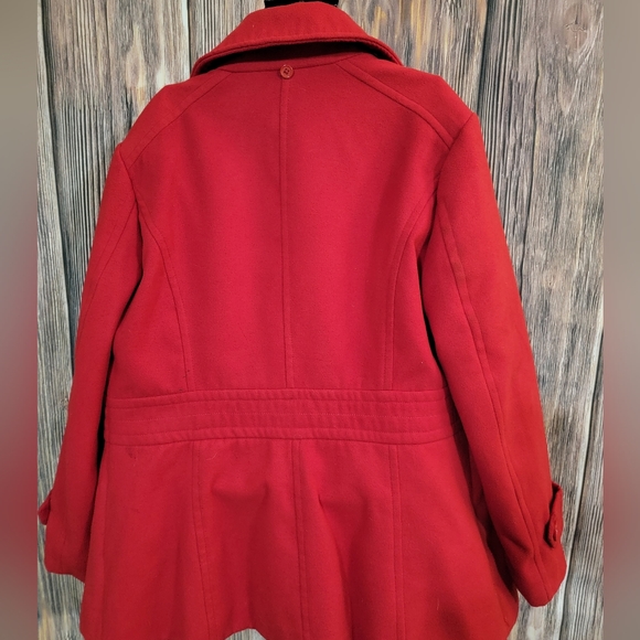 Torrid Red Coat size 1 with removable hood. - Picture 4 of 6